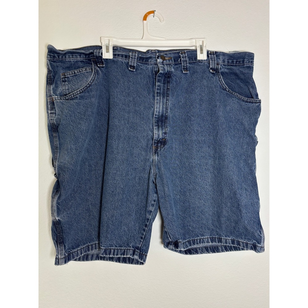 Wrangler Mens Carpenter Denim Shorts 48 Reg Blue Utility Workwear 64WC2DI